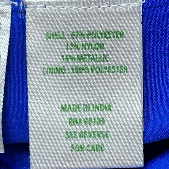 Lilly Pulitzer Pratt Short Sleeve Top Twilight Floral Brocade - Picture 7 of 10